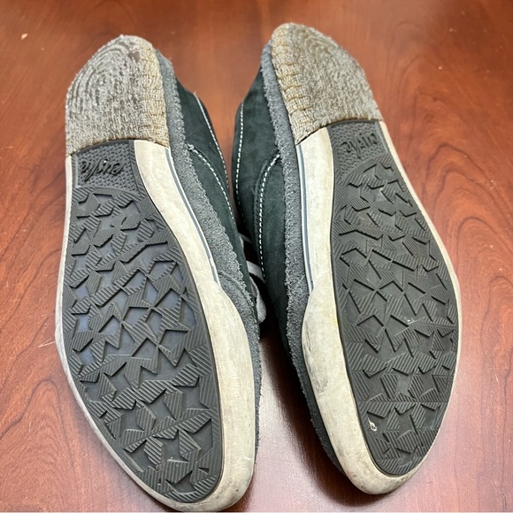 Cushe Women’s Ropewalk leather sneakers shoes size 7 charcoal black bluish grey - Picture 6 of 12